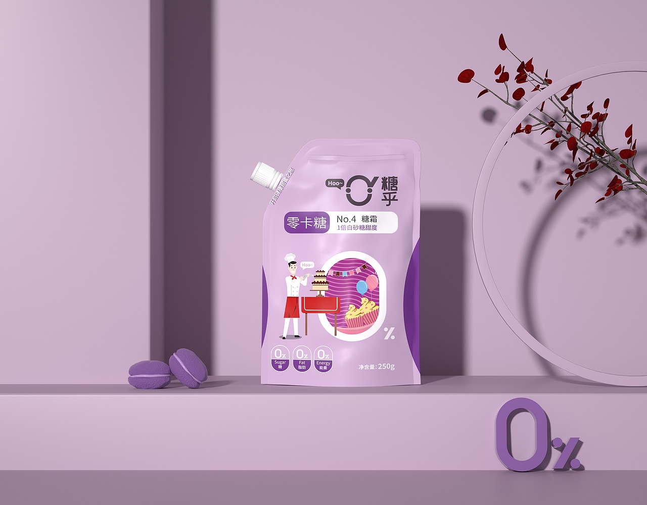 快消品赛道的她经济全案，代糖包装和花茶设计