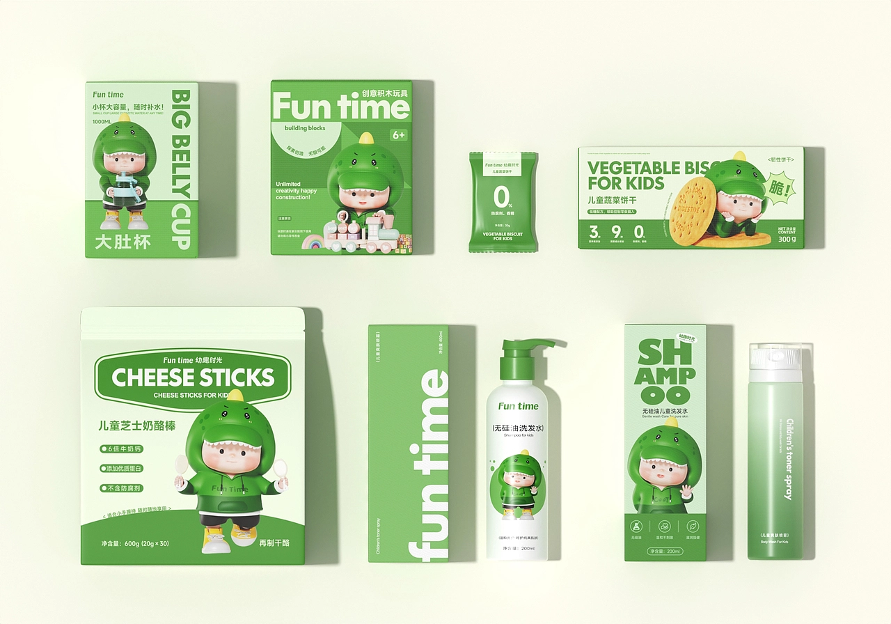 幼趣时光丨龙年儿童品牌IP设计