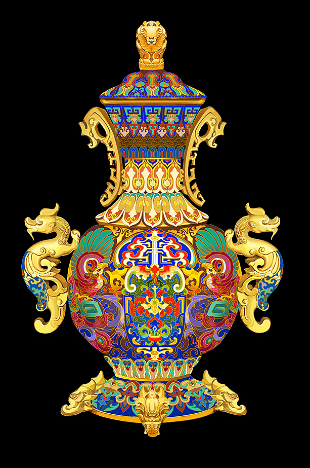 创新景泰蓝设计（图ZMzMxOTQxOTQw） - 首饰设计 - 站酷设计师寒江雪的插画原创素材 - 站酷ZCOOL