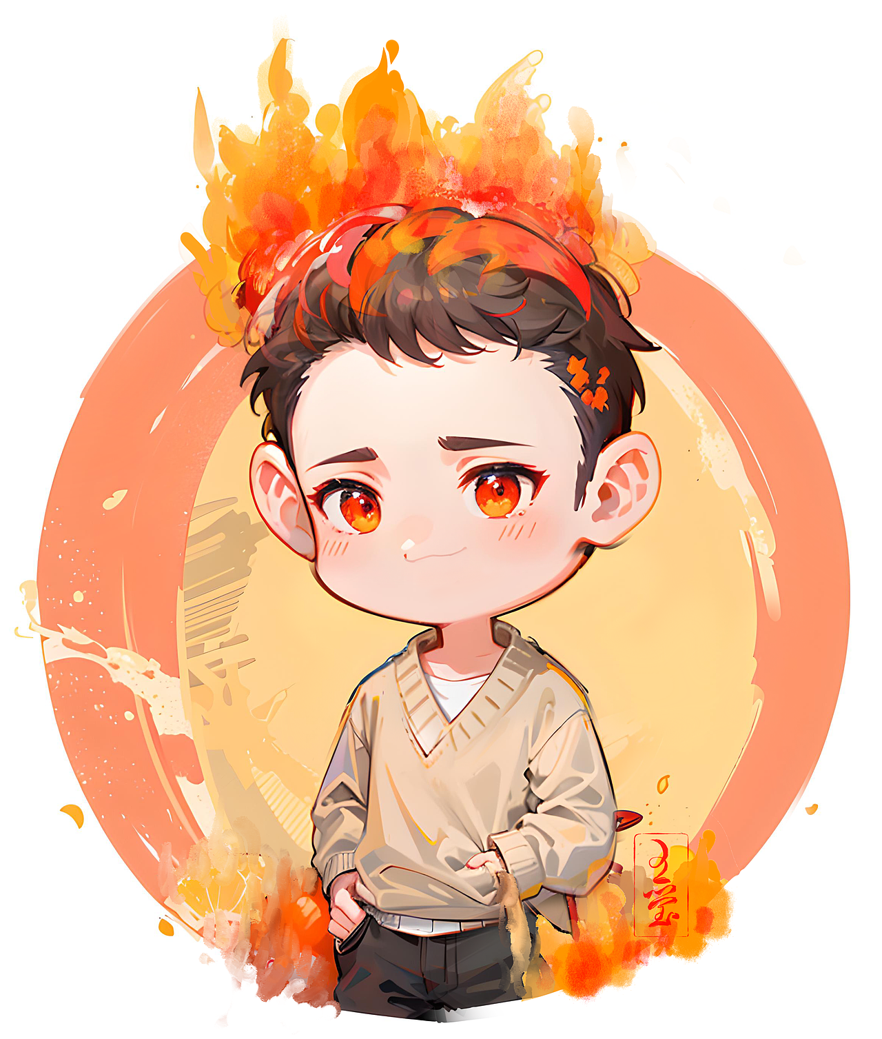 Q版儿插可爱头像（图ZMzM4ODI0MjYw） - 艺术插画 - 站酷设计师wangying641588原创素材 - 站酷ZCOOL