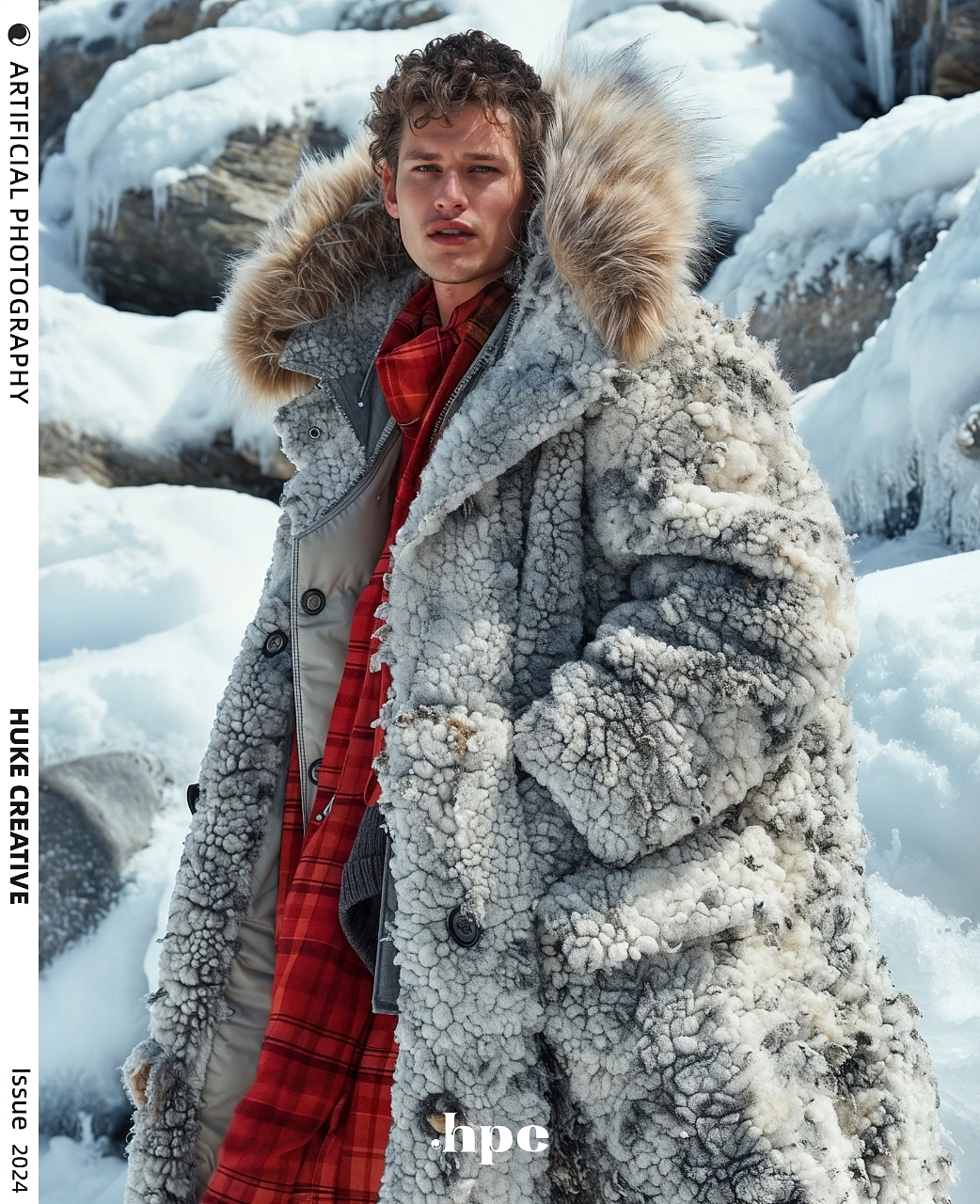 AI 雪景男裝登山服作品（圖ZMzYzNDAxNzYw） - AI作品 - 站酷設(shè)計(jì)師HPC虎客星球攝影原創(chuàng)素材 - 站酷ZCOOL