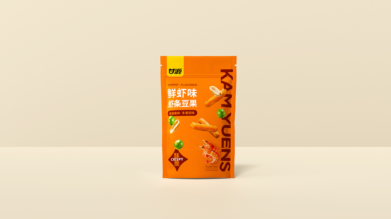 银鱼设计|甘源豆果系列包装