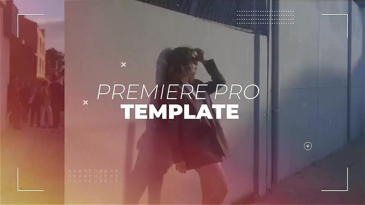 PR模板|摄影职业快速视觉视频胶片漏光效果简短宣传片