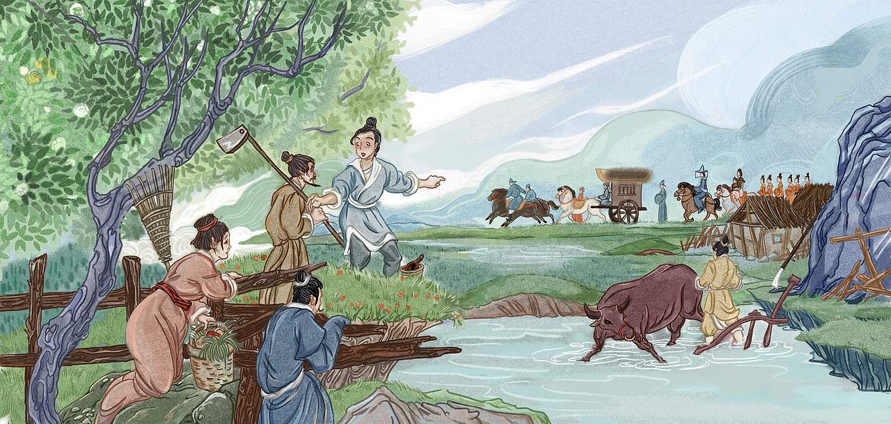 《丽人行》国风绘本