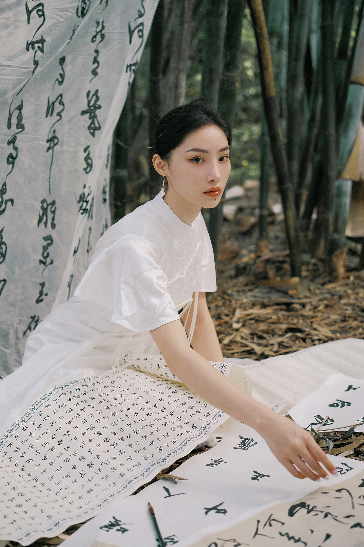 竹林笔墨（图ZMzIxNjE3ODAw） - 人像摄影 - 站酷设计师一梵aloka原创素材 - 站酷ZCOOL