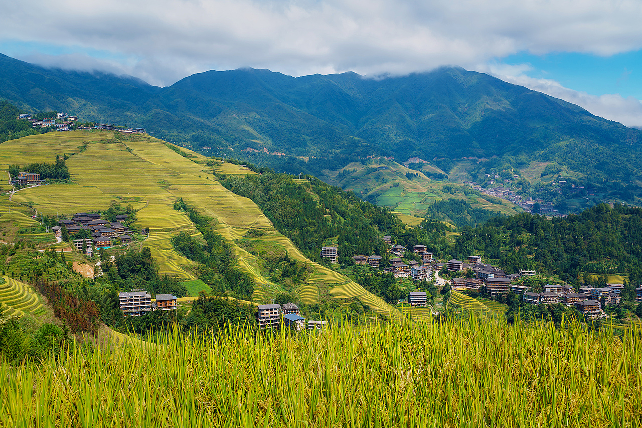 桂林龙脊金坑大寨瑶族梯田