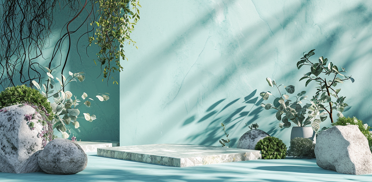 AI电商绿植展台