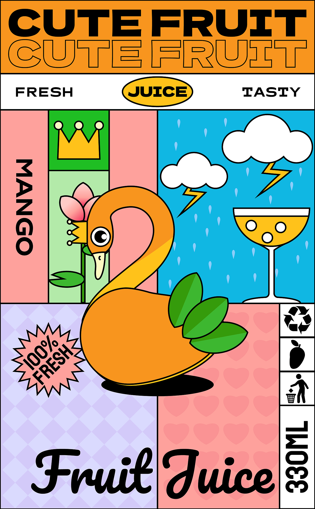 猪猪猕猴桃 瓢虫杨桃 小乌龟芭乐 天鹅芒果 乌贼樱桃..（图ZMzI0MjYyODE2） - 包装 - 站酷设计师卉椰原创素材 - 站酷ZCOOL