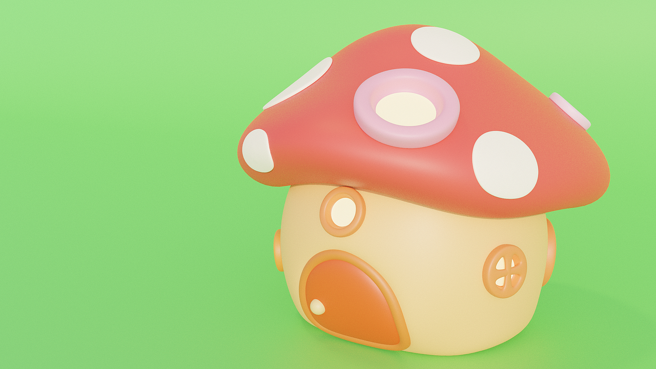 作品十二-蘑菇屋（圖ZMzQ3MjMyMzY0） - 其他三維 - 站酷設(shè)計(jì)師YUANS_C原創(chuàng)素材 - 站酷ZCOOL