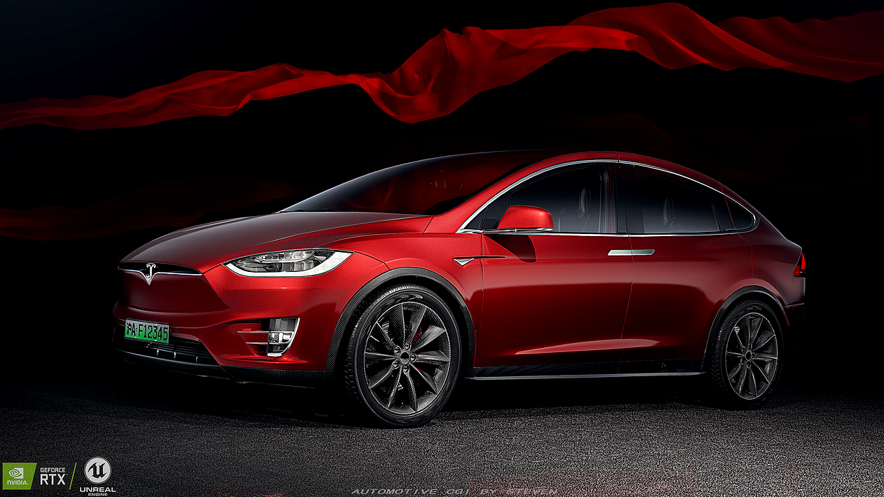 Tesla Model X （UE5）（图ZMzEwNjc0MjUy） - 机械/交通 - 站酷设计师StevenYao原创素材 - 站酷ZCOOL