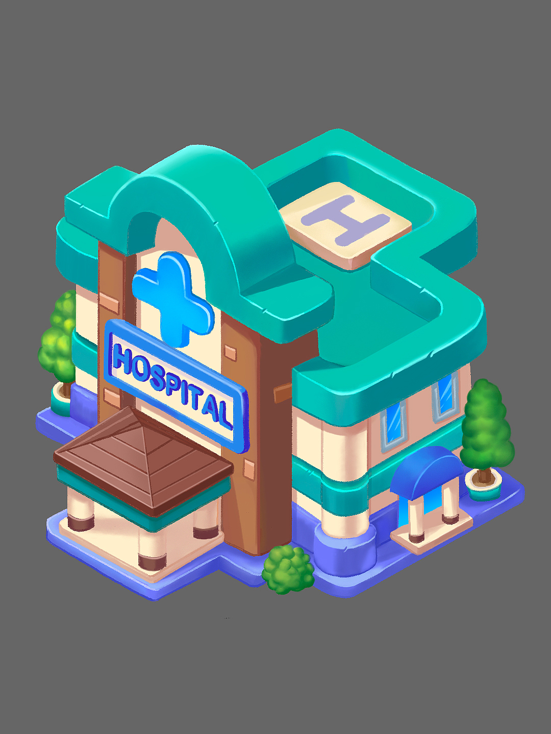 歐美風(fēng)Q版場景練習(xí)（圖ZMzI4Mzg1NjE2） - 商業(yè)插畫 - 站酷設(shè)計(jì)師花無相的貓?jiān)瓌?chuàng)素材 - 站酷ZCOOL