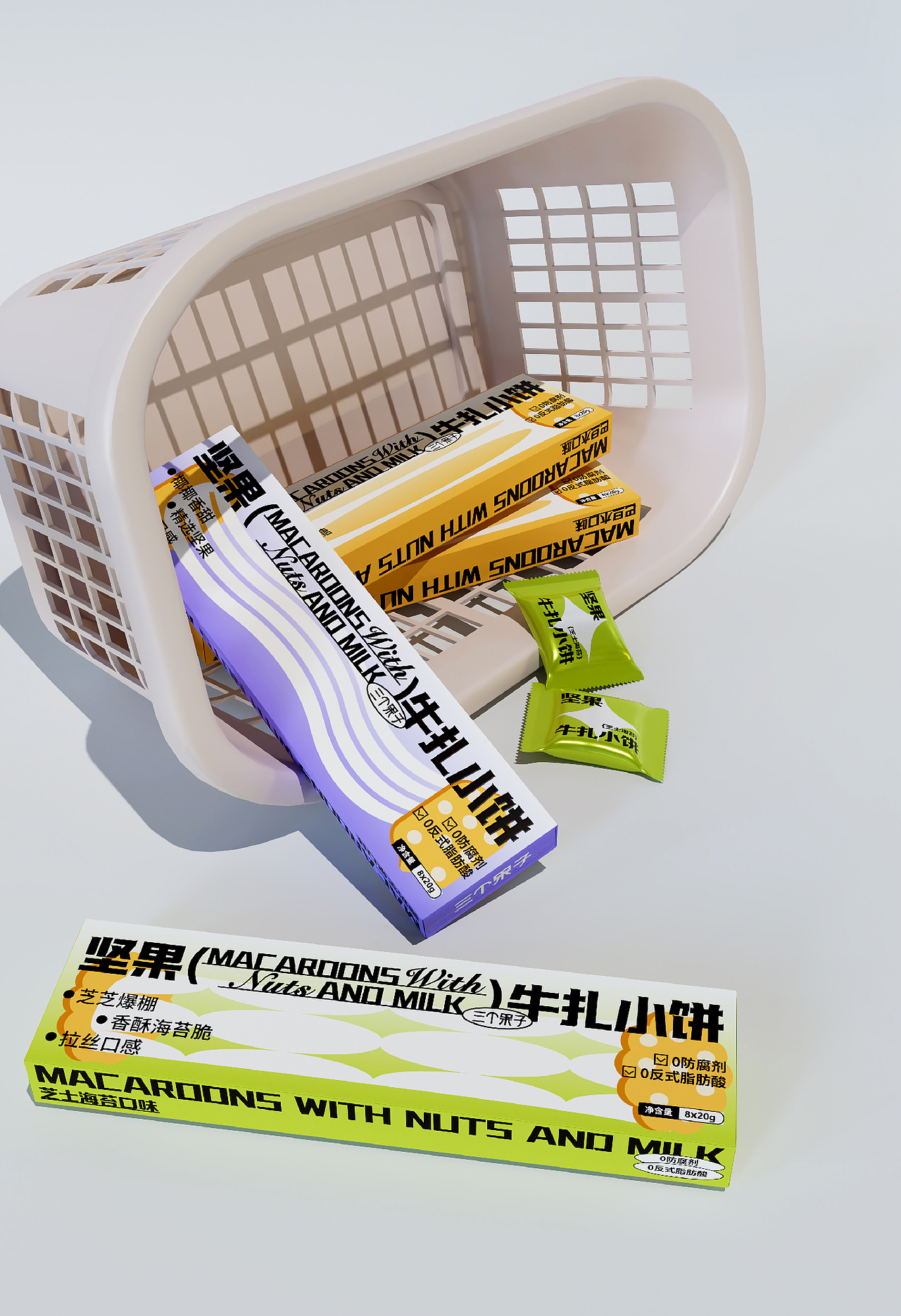 包装设计 | 坚果牛扎小饼（图ZMzQ4OTY4OTAw） - 包装 - 站酷设计师阿鲤一原创素材 - 站酷ZCOOL