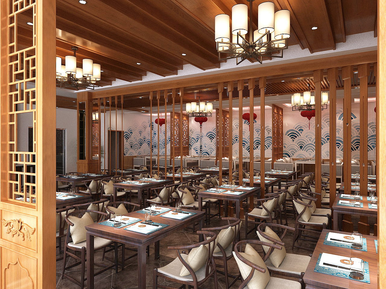 银川装修公司|银川粥饼店装修设计效果图