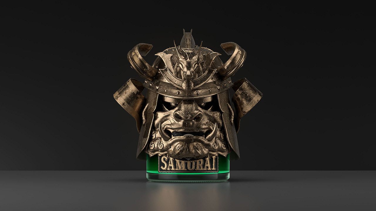 武士酒产品渲染（图ZMzIyMjk0MzI4） - 产品 - 站酷设计师MSkins原创素材 - 站酷ZCOOL