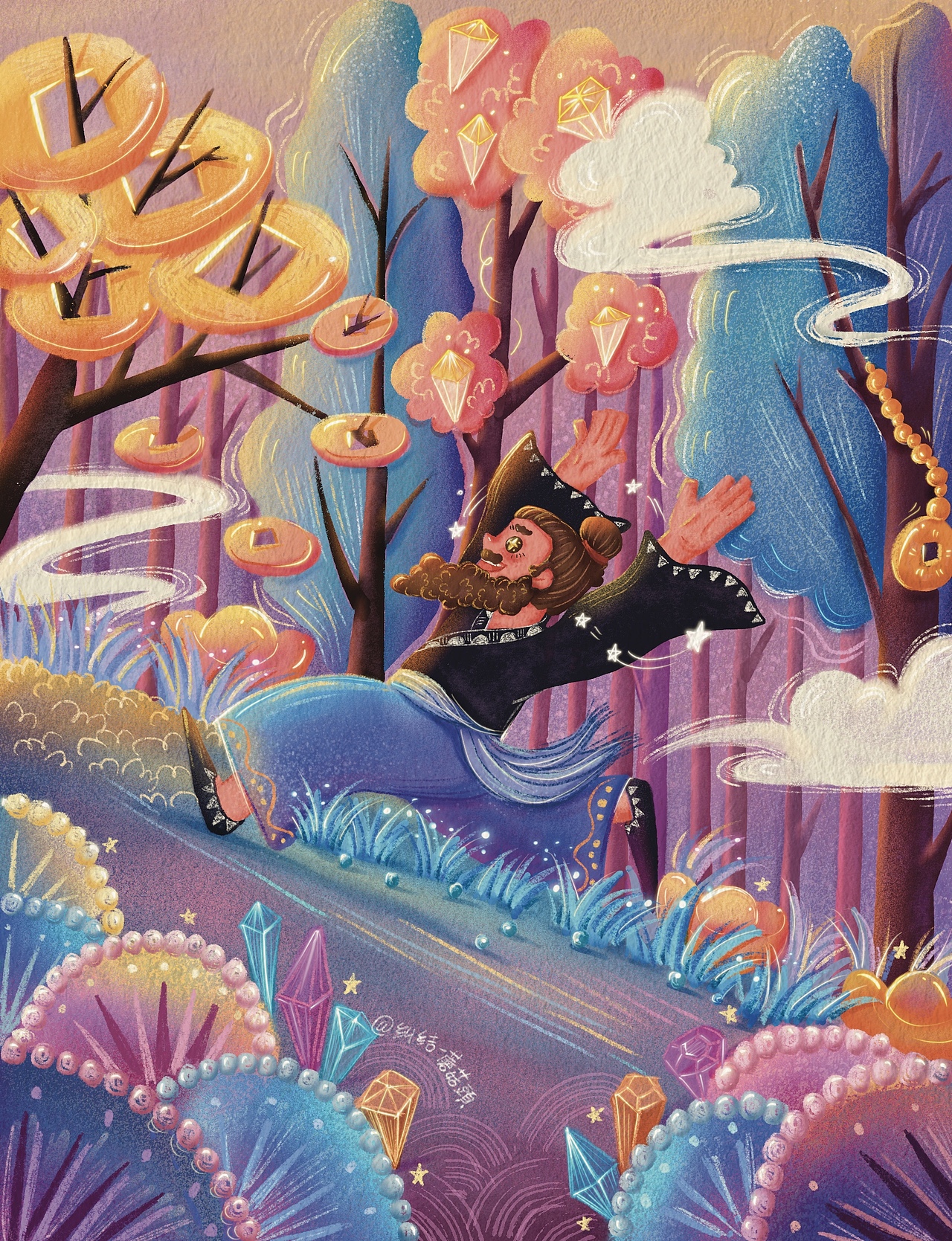 民间故事《太阳山》插图（图ZMzMzMjI0NDE2） - 商业插画 - 站酷设计师纠结de蘑菇頭原创素材 - 站酷ZCOOL