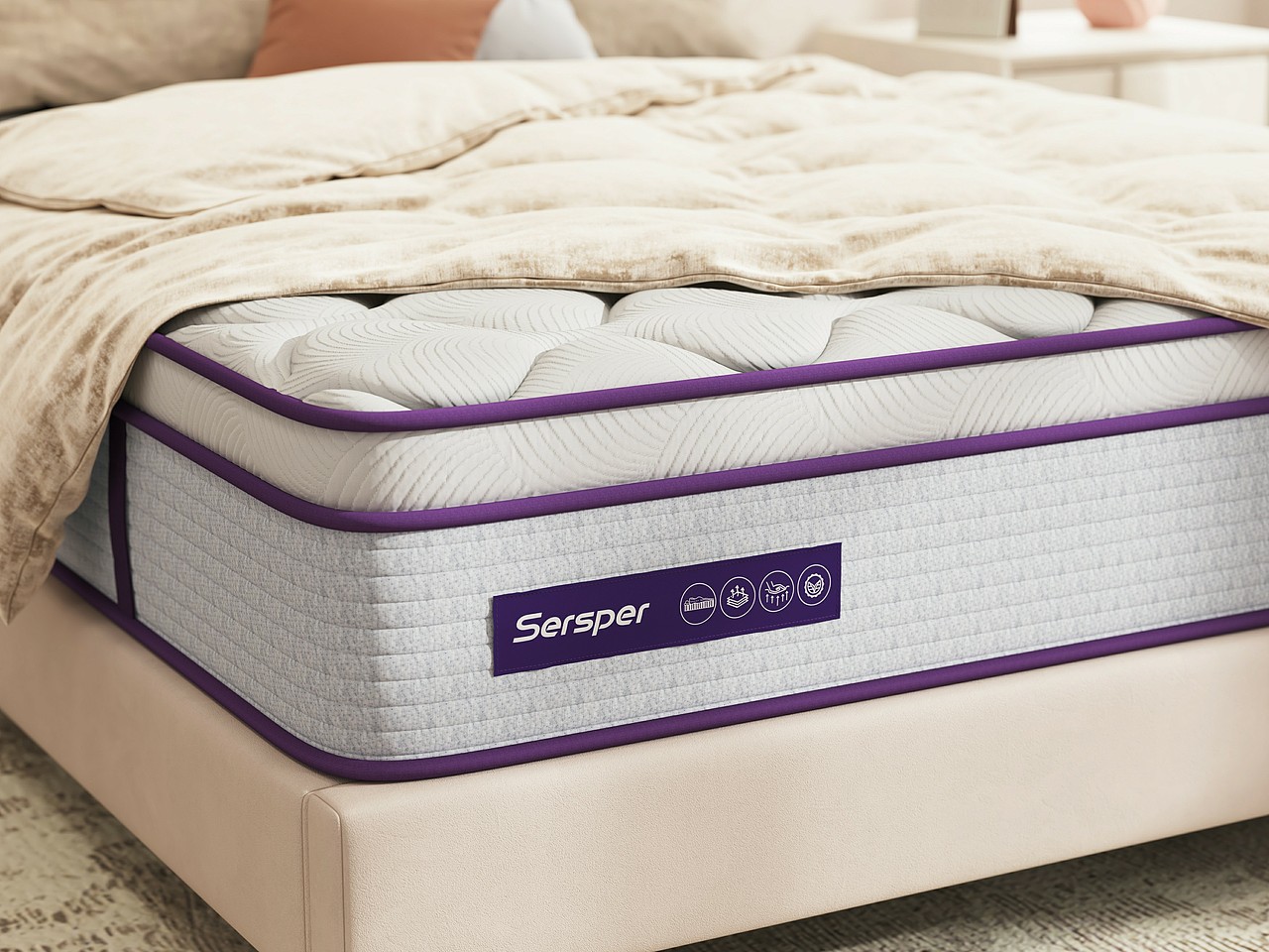 渲染--床垫系列（场景图）（图ZMzY5MTg0Njg0） - 场景 - 站酷设计师破冰魔原创素材 - 站酷ZCOOL