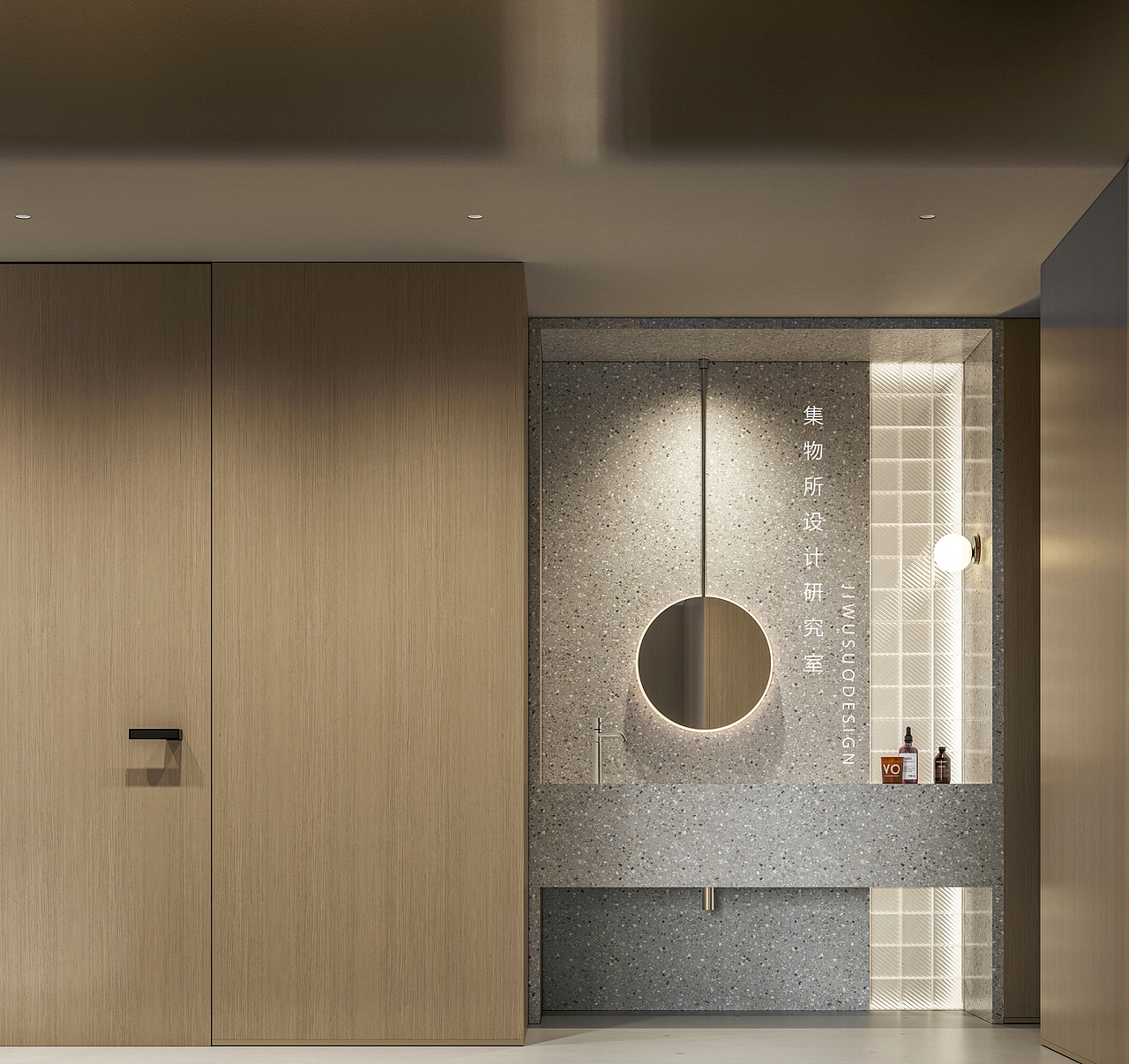 项目信息
Information<br>━<br>项目名称:平层设计<br>设计机构:集物所建筑设计<br>项目地点:河南 / 郑州<br>建筑面积:200㎡<br>主要材料:乳胶漆、钢结构、木地板、瓷砖、质感涂料<br>设计时间:2022年6月<br><br>空间设计,寄希望于能够在每一个物体,不管任何形式,甚至与精神领域,通过某种意义上的关联,使得空间表现出更自然和谐的美好,集合美感,创造物本,有所关联