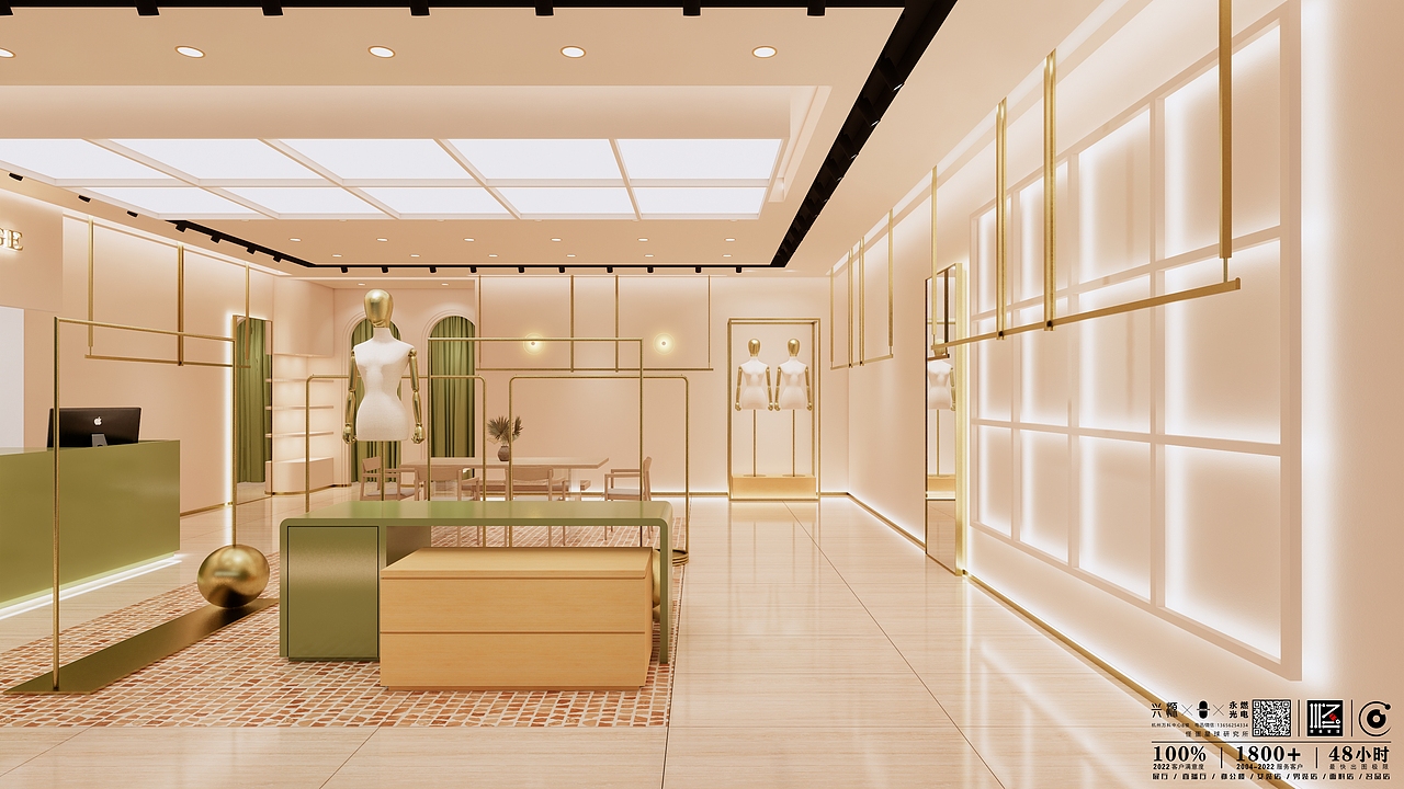 服装店/女装店/男装店/名品/面料店/纺织展厅/空间设计（图ZMzYwOTYwMTcy） - 商业空间设计 - 站酷设计师怪蛋星球原创素材 - 站酷ZCOOL