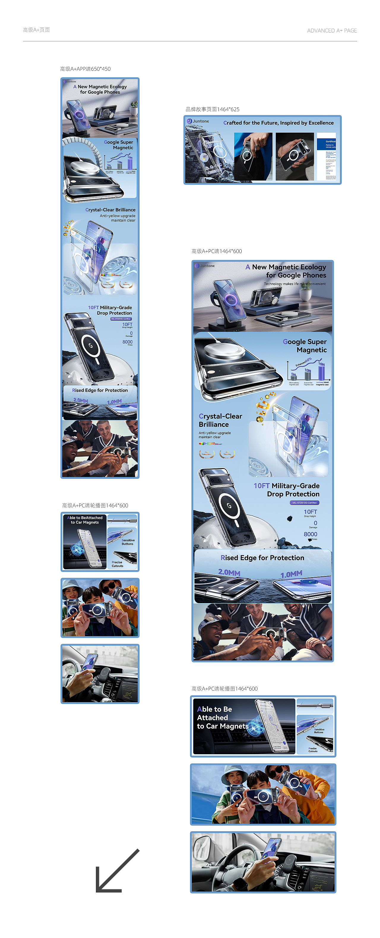 2023 Amazon/电商设计/谷歌8系列/透明手机壳（图ZMzU3MDAwMDQ0） - 电商 - 站酷设计师阿x龙原创素材 - 站酷ZCOOL