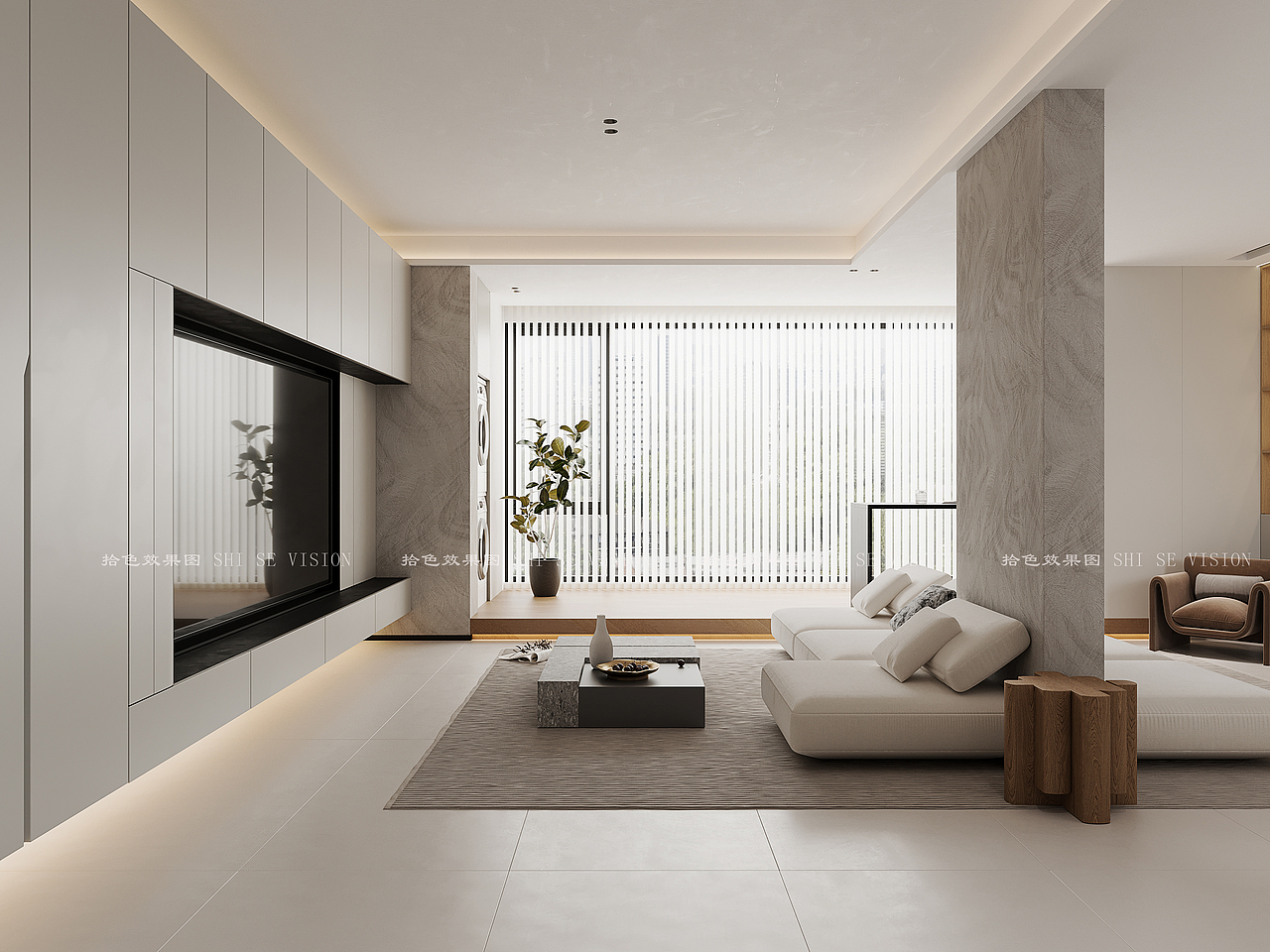 现代极简大平层