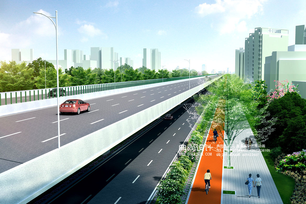 桥梁设计效果图 4