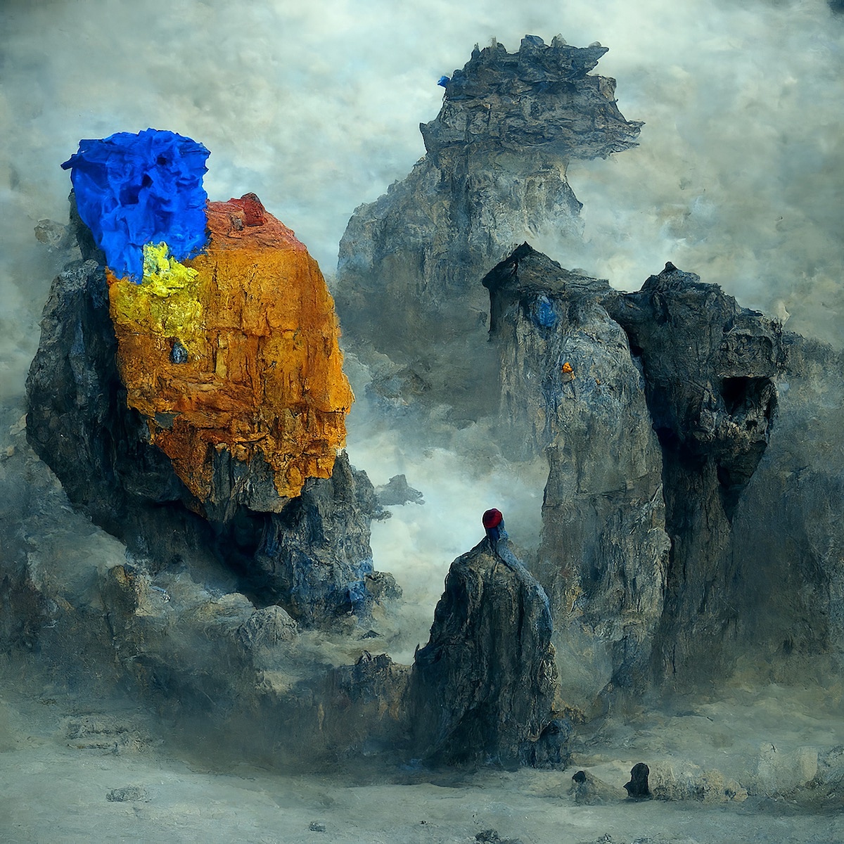 红黄蓝-沧谷云涯16# | 2022 | By Beibang
AI引擎: Disco Diffusion | 致敬Zdzisław Beksińsk<br><br><br><br><br><br><br>