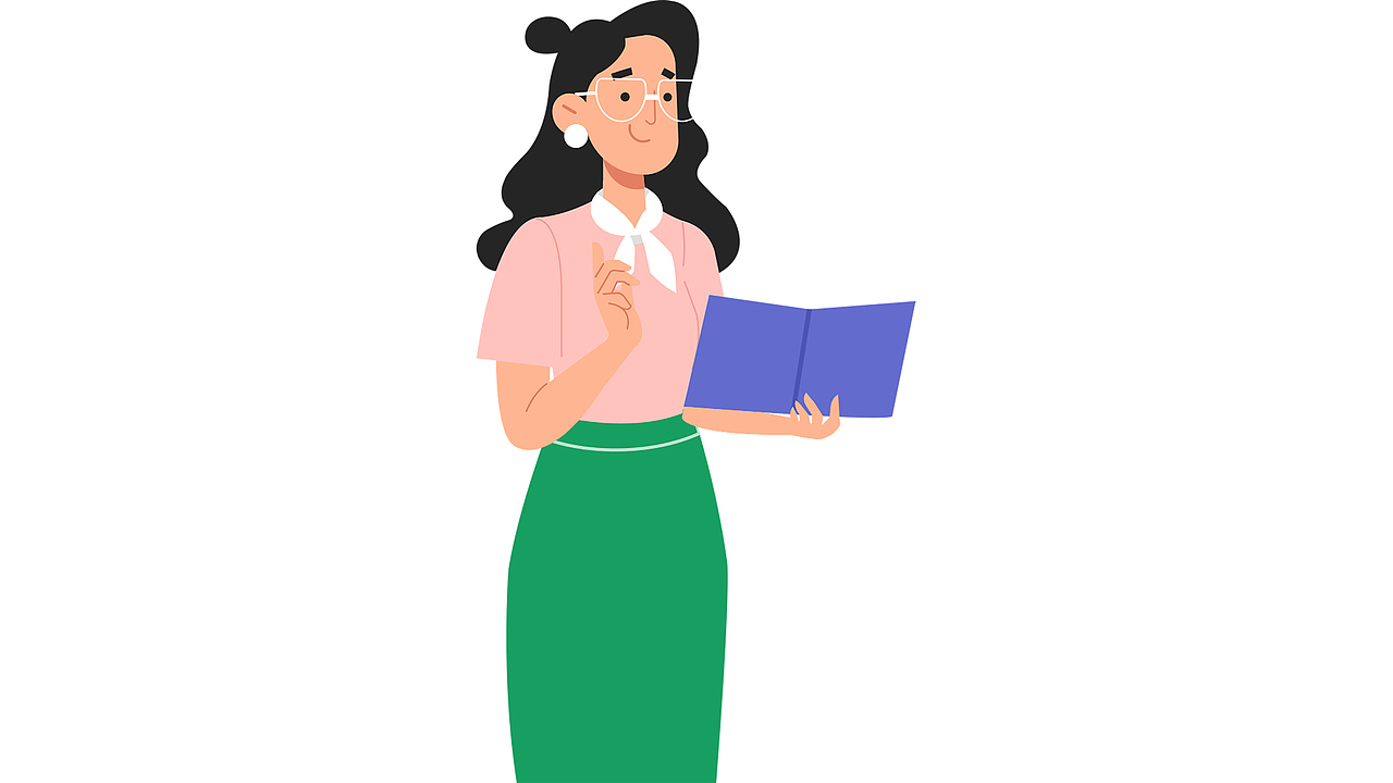 扁平化矢量人物插画