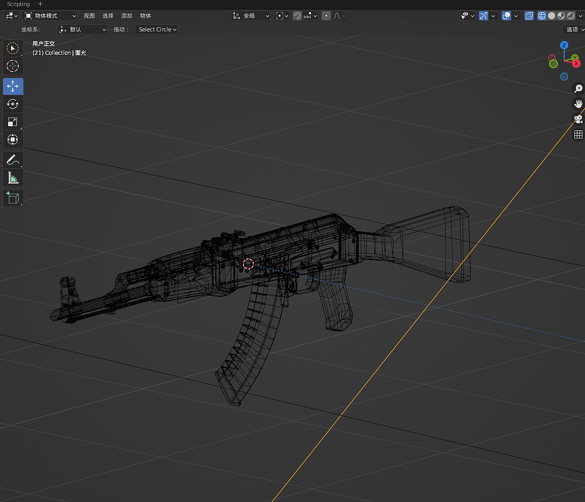 Blender渲染CSGO皮肤AK火神帖子自创（图ZMzQ4NjU0NTk2） - 场景 - 站酷设计师脚趾豆原创素材 - 站酷ZCOOL