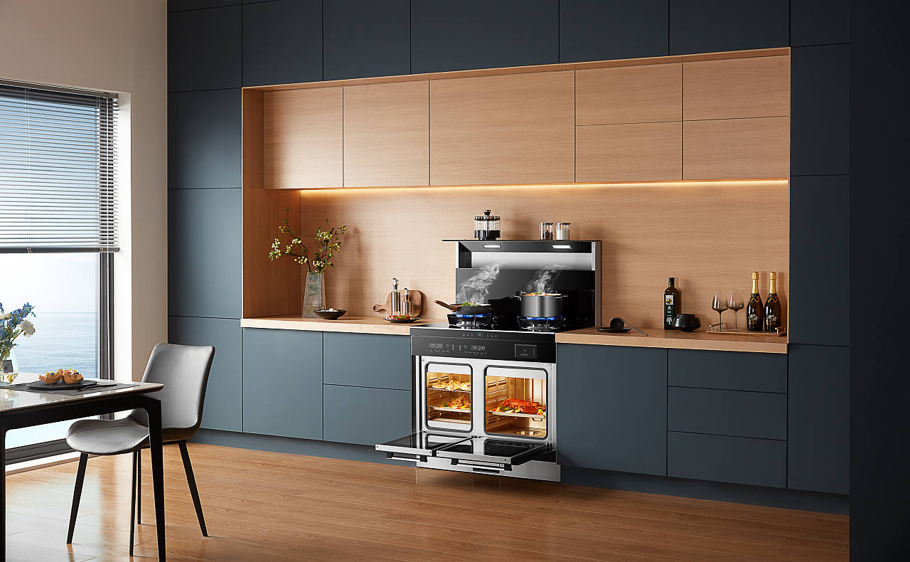 美的集成灶场景拍摄合集