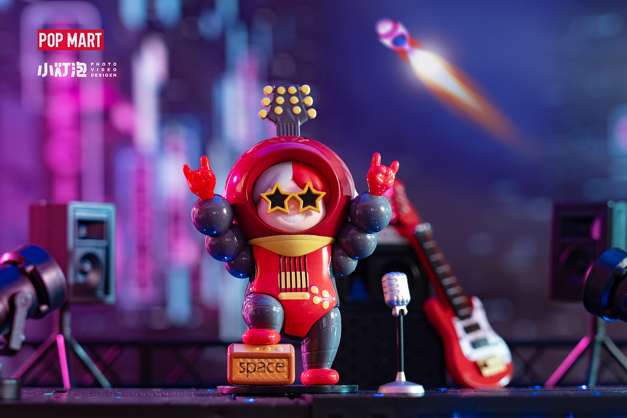 盲盒摄影|泡泡玛特 SPACE WALKER 宇宙音乐会视觉策划
