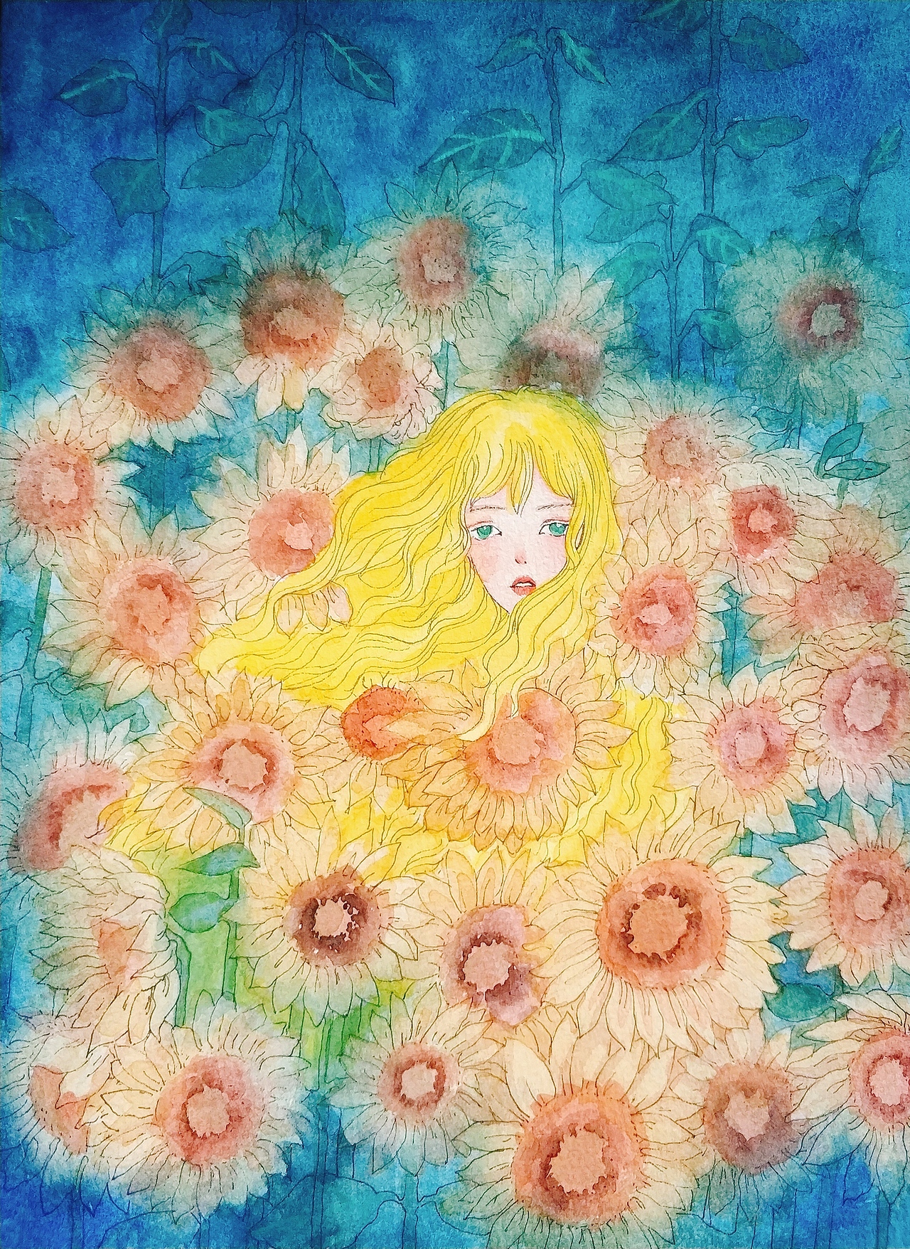 治愈系小萌妹（图ZMzMxOTIwNTEy） - 绘画 - 站酷设计师x鱼京一原创素材 - 站酷ZCOOL