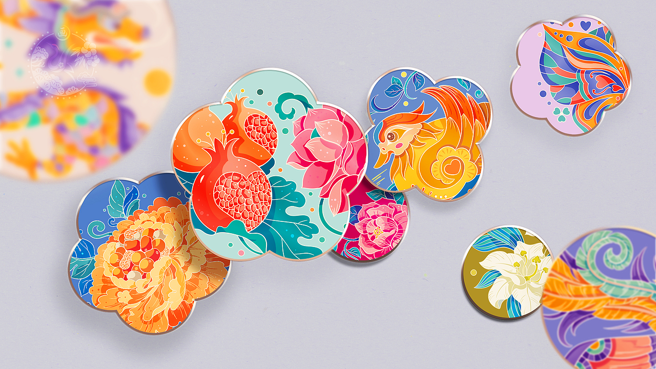 姻缘系列丨吉祥图案设计