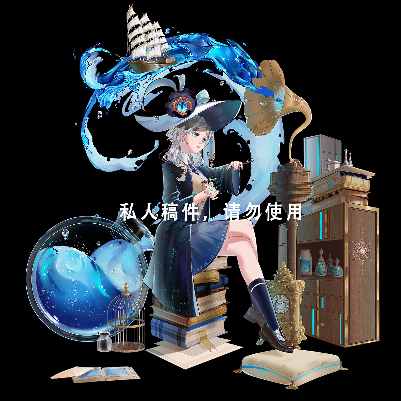 私人稿件（图ZMzA1OTAwMjA0） - IP形象 - 站酷设计师月光下的辉夜姬原创素材 - 站酷ZCOOL