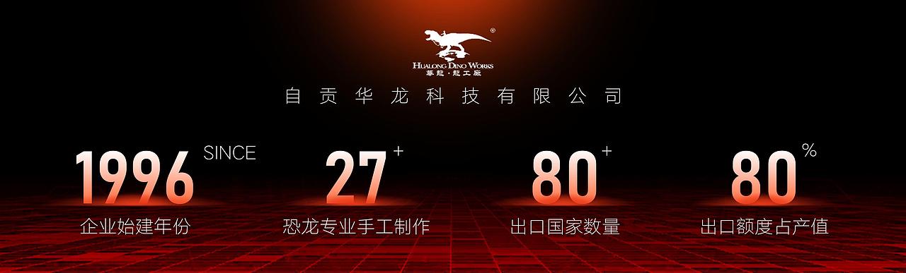 PPT科技风红黑深色背景企业介绍之多图排版