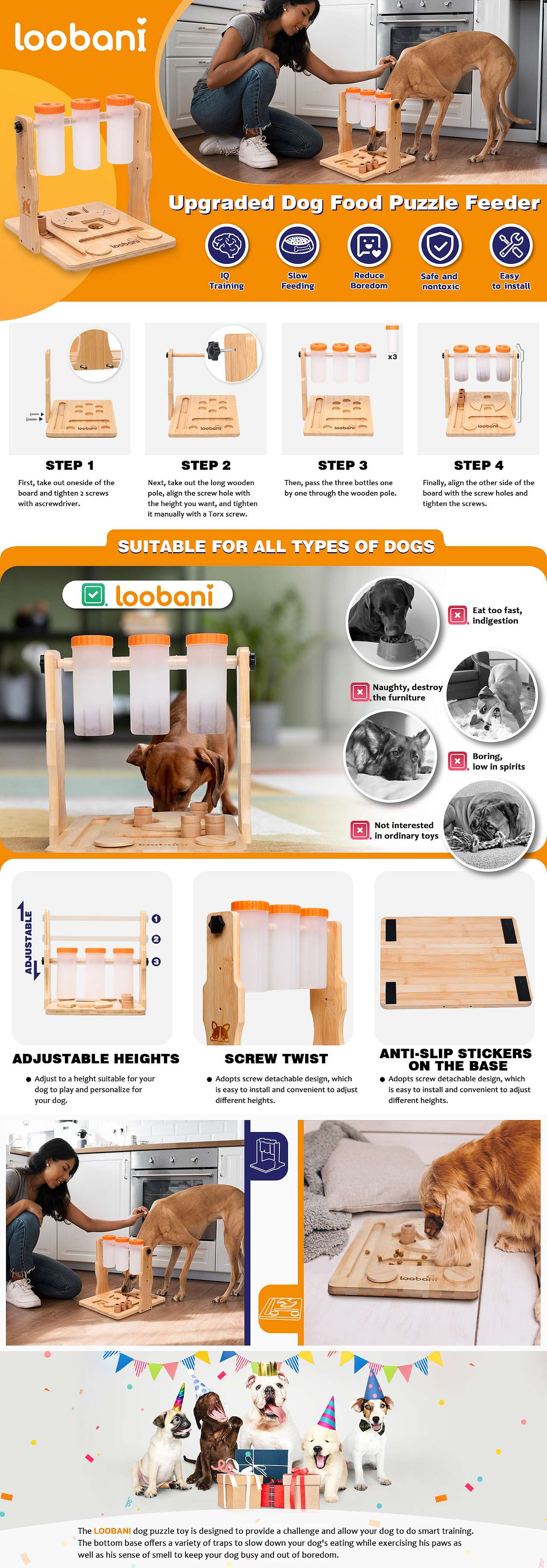 Amazon-宠物益智玩具A+