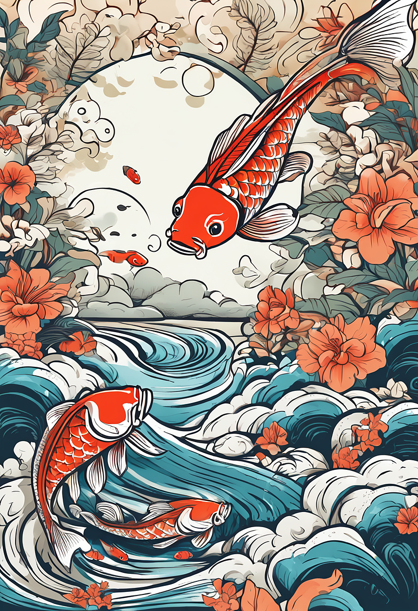 midjourney文生图系列插画海报