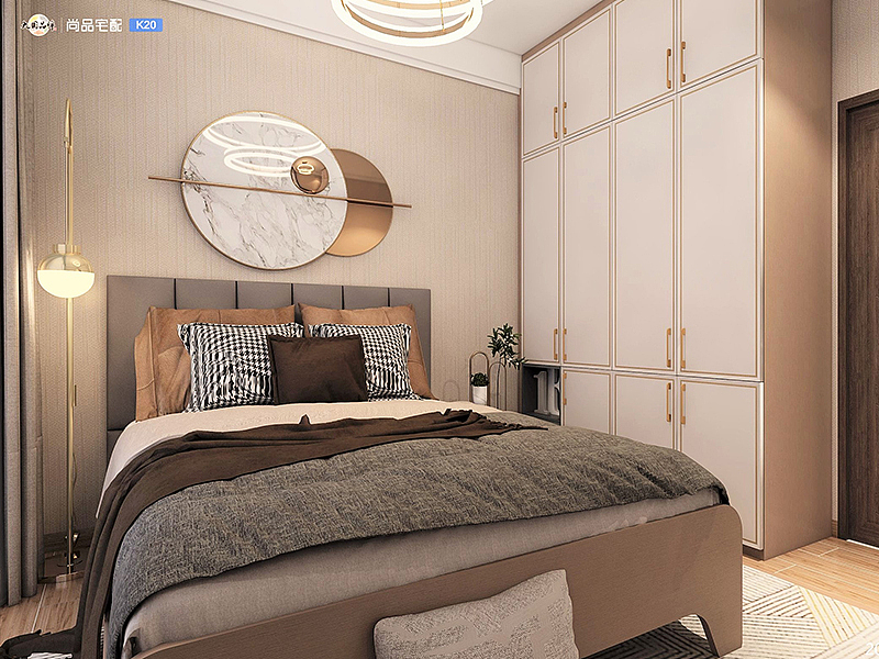 木菲美家：云和中心124㎡3室2厅轻奢风格装修效果图（图ZMjk3MzMyODYw） - 家装设计 - 站酷设计师木菲美家原创素材 - 站酷ZCOOL