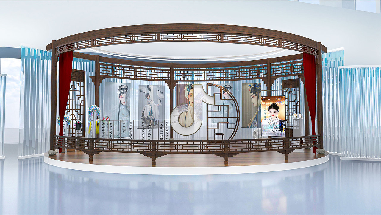 抖音直播机构大会（图ZMzYxODgyNzk2） - 展陈设计 - 站酷设计师设计Alkan原创素材 - 站酷ZCOOL