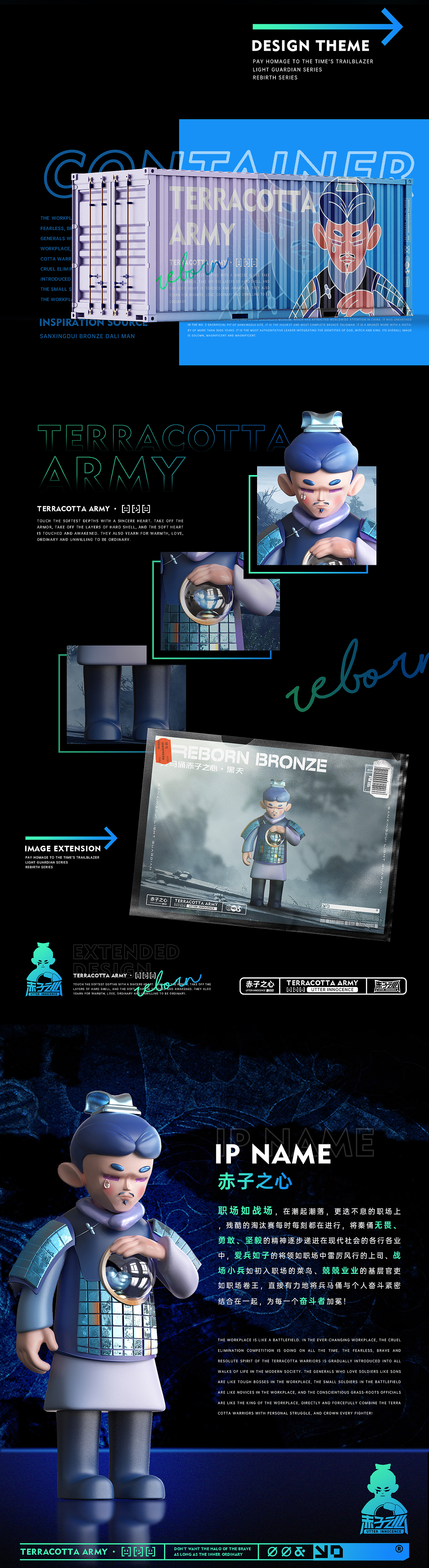 REBORN重生-兵马俑赤子之心IP形象设计