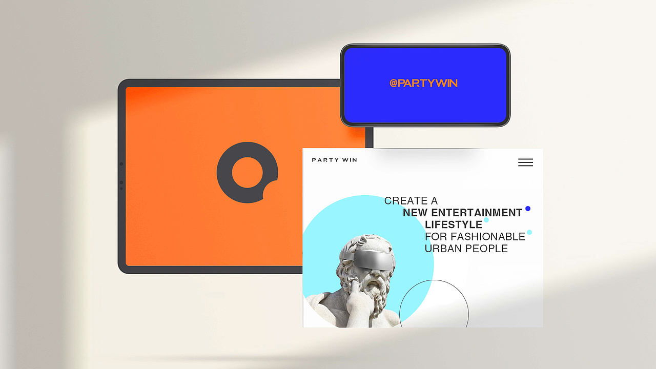 PARTYWIN / 派对空间品牌Branding(图ZMzMwNzQ2MTc2) - 品牌 - 站酷设计师EvnGor原创素材 - 站酷ZCOOL