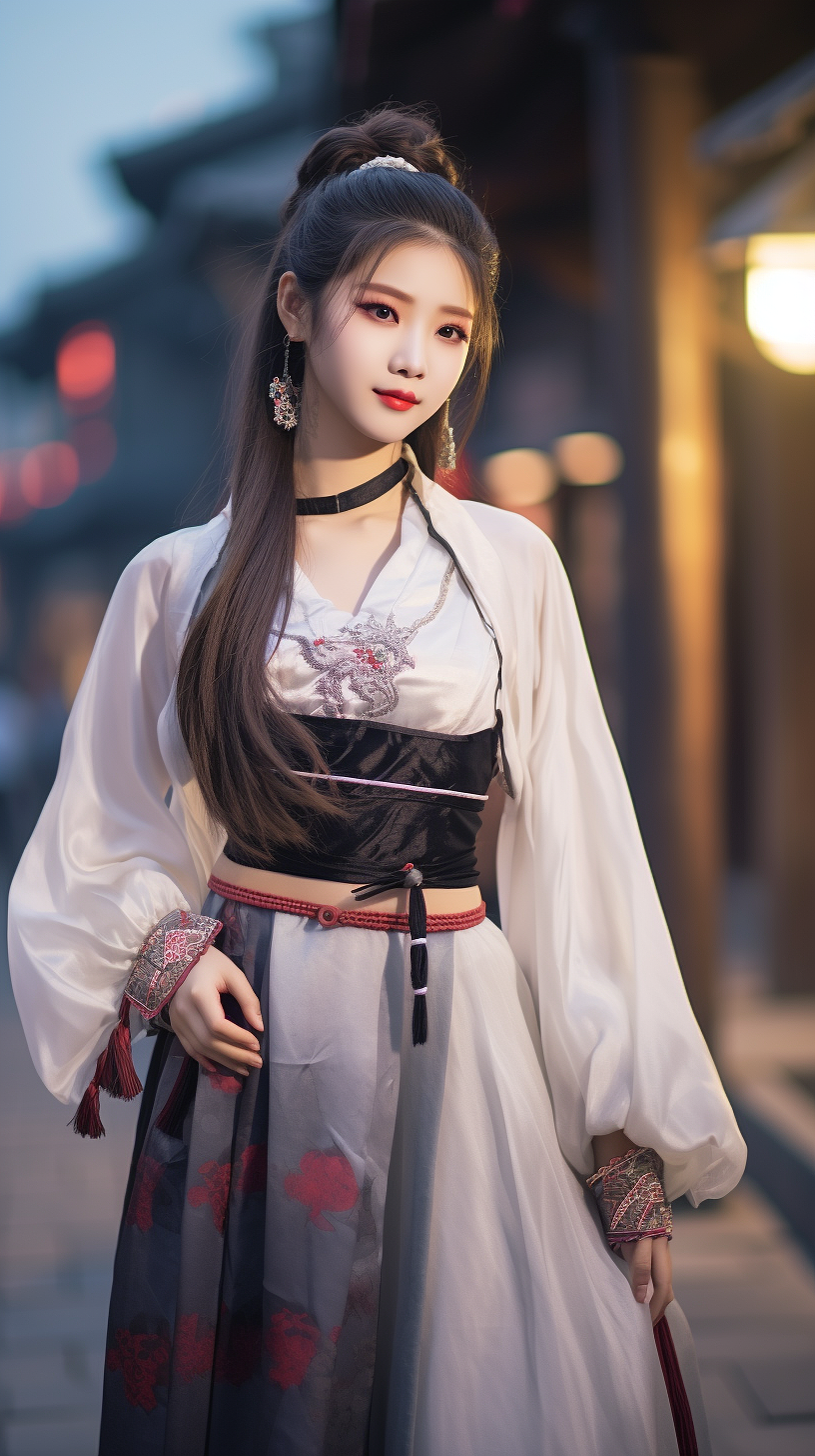 穿汉服的小姐姐8|汉服设计