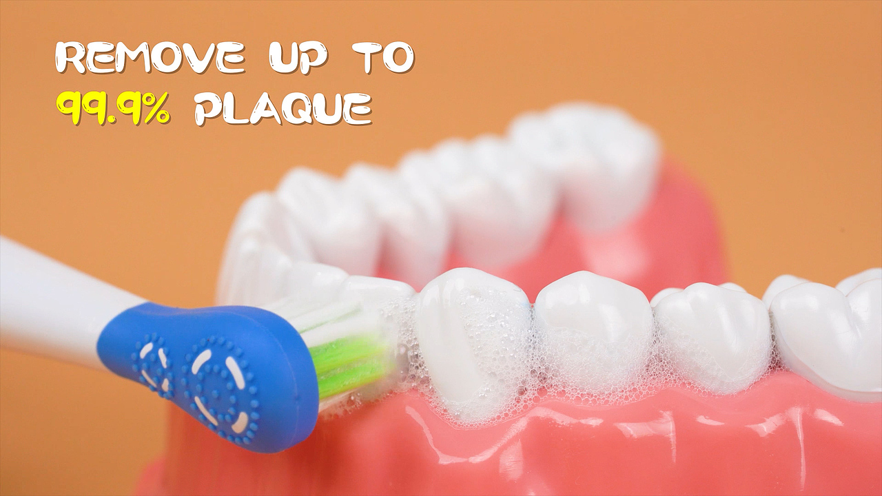 儿童牙刷主图视频-纯色背景版