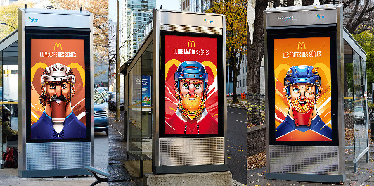 McDonald's加拿大冰球季后赛菜单设计（图ZMzUxOTc0OTg0） - 海报 - 站酷设计师大叔Pro原创素材 - 站酷ZCOOL