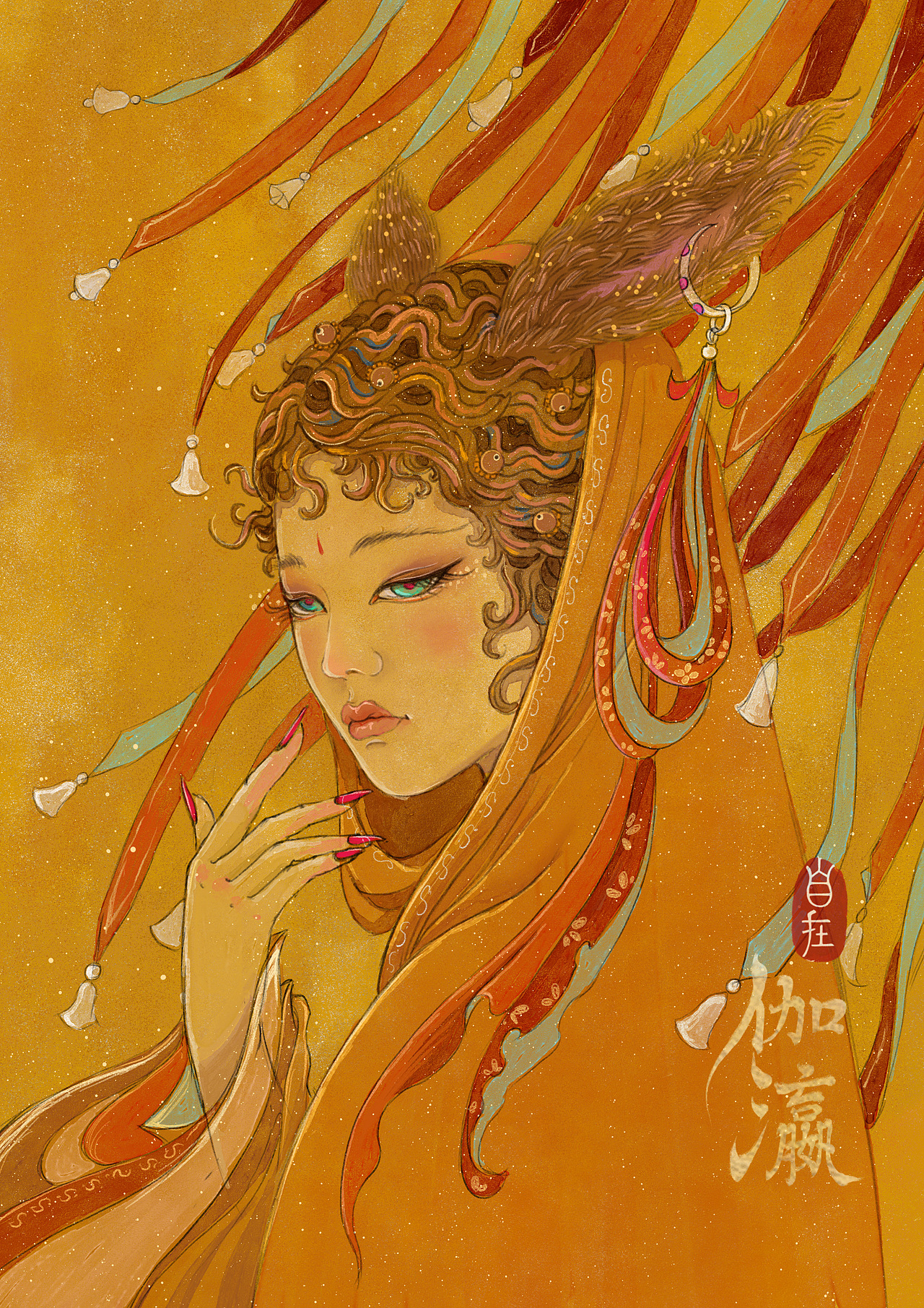 2022-年中作品集（图ZMzA4MjU2MTY0） - 商业插画 - 站酷设计师伽瀛原创素材 - 站酷ZCOOL