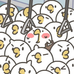 momo鸡的工作日2（图ZMzAwMDEyNjY4） - 网络表情 - 站酷设计师来盒小饼干原创素材 - 站酷ZCOOL