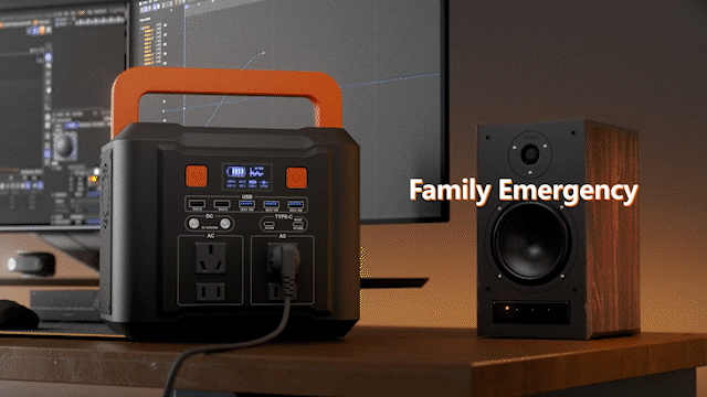 储能电源三维动画