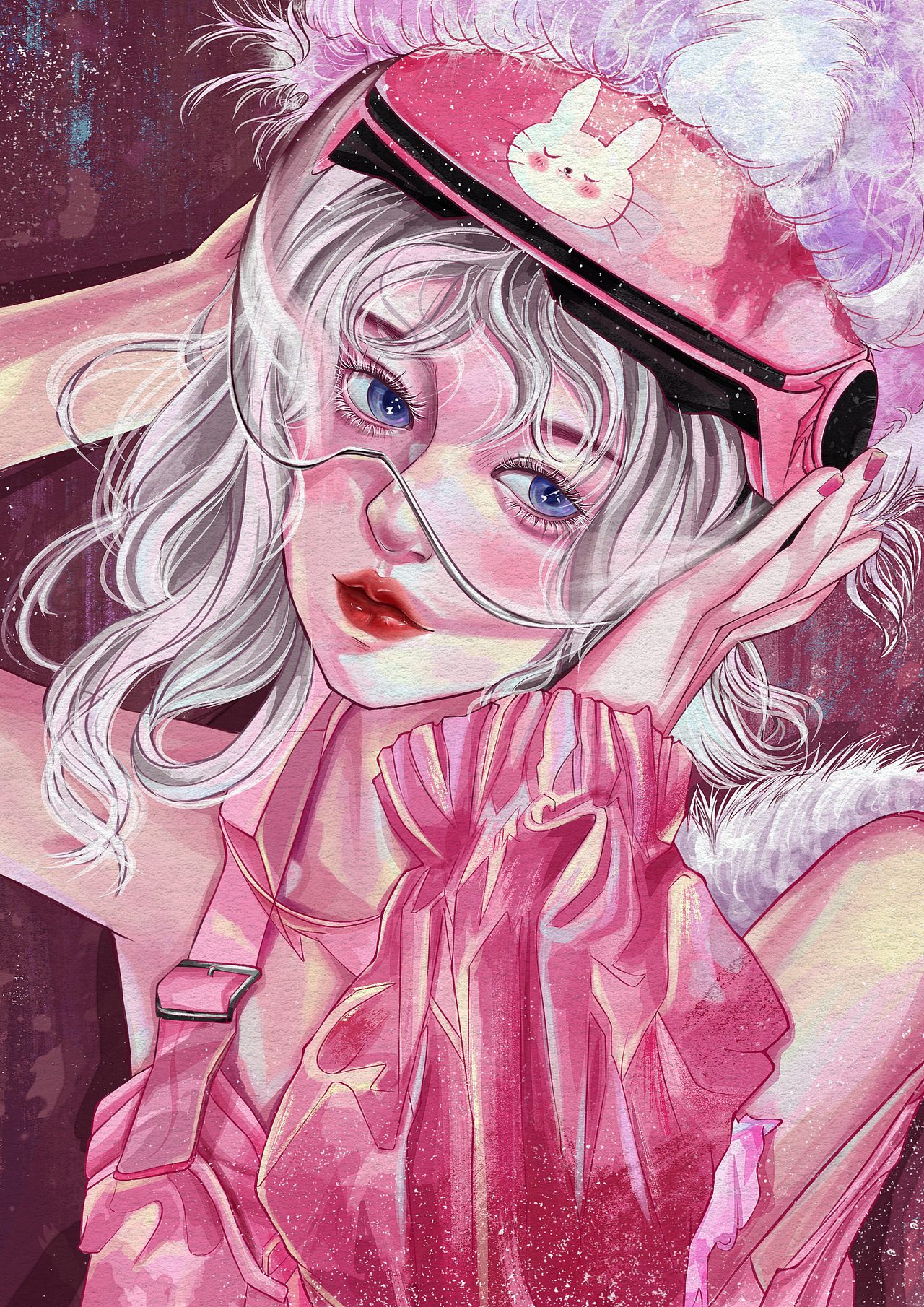 少女封面（图ZMzMzODE0Mjg0） - 创作习作 - 站酷设计师_Catnip_原创素材 - 站酷ZCOOL
