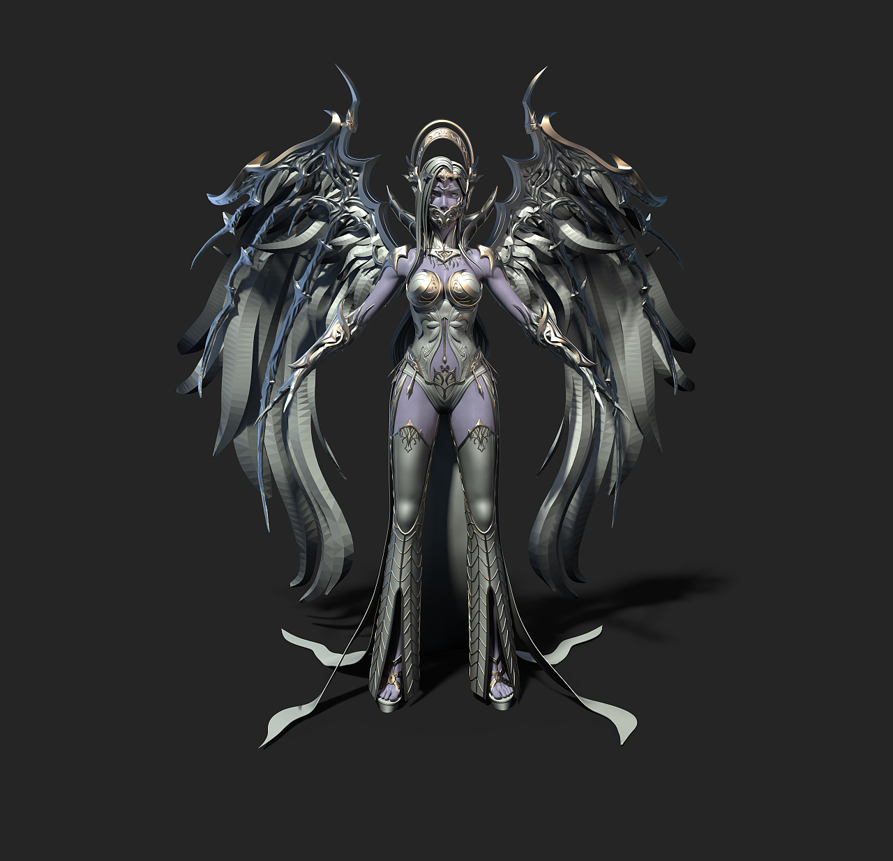 3D建模-武庚纪 冥族大将不闻不问（图ZMzI4ODc1Mjg4） - 动画/影视 - 站酷设计师夜弦Dusk原创素材 - 站酷ZCOOL