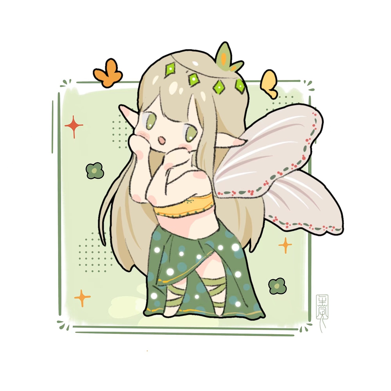 人物练习 l infp小精灵