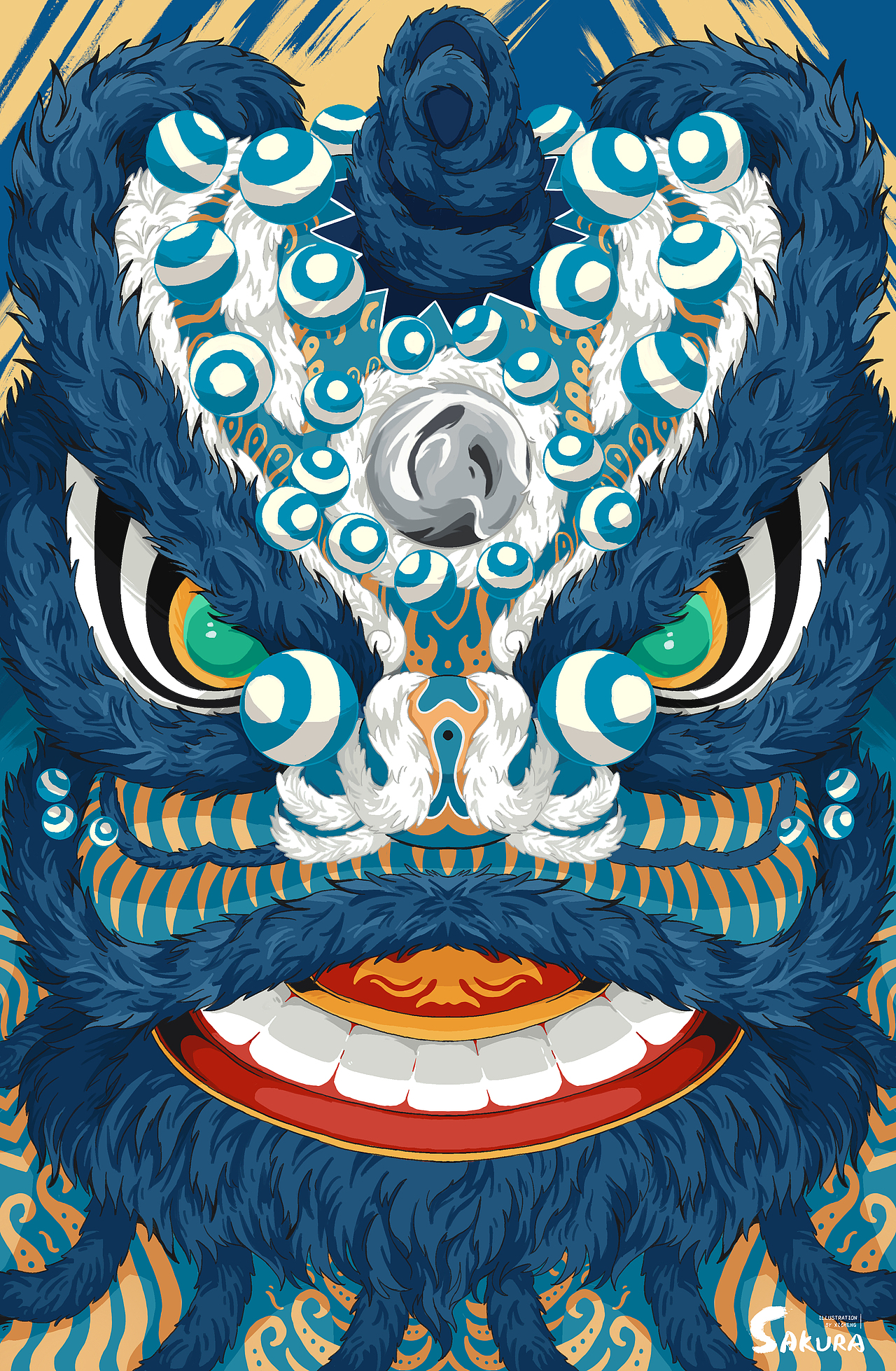 起舞赵云狮,虎威人人知